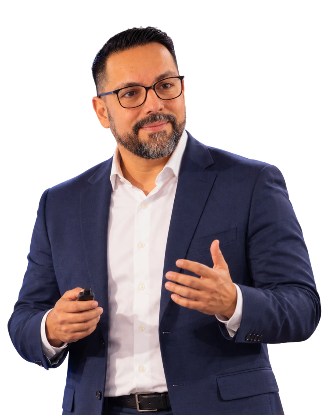 Diego Torres durante una intervención profesional
